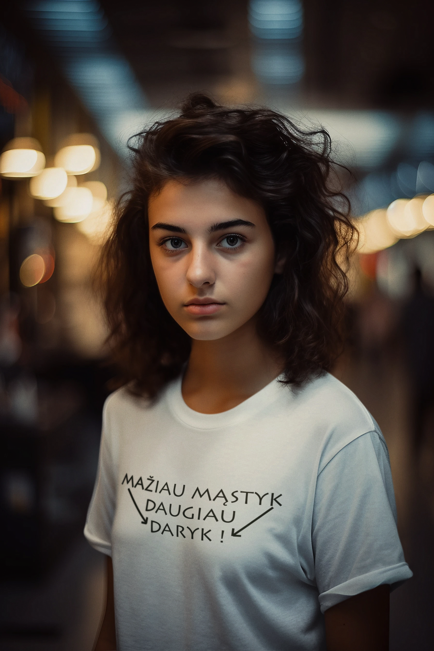 Marškinėliai - Mažiau mąstyk daugiau daryk (Unisex)