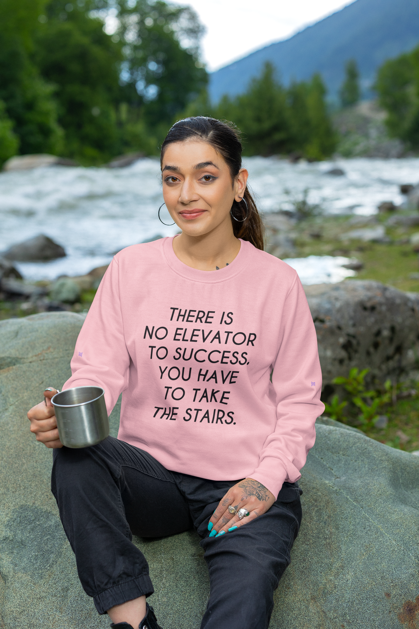 Megztukas - There is no elevator to success (Unisex)