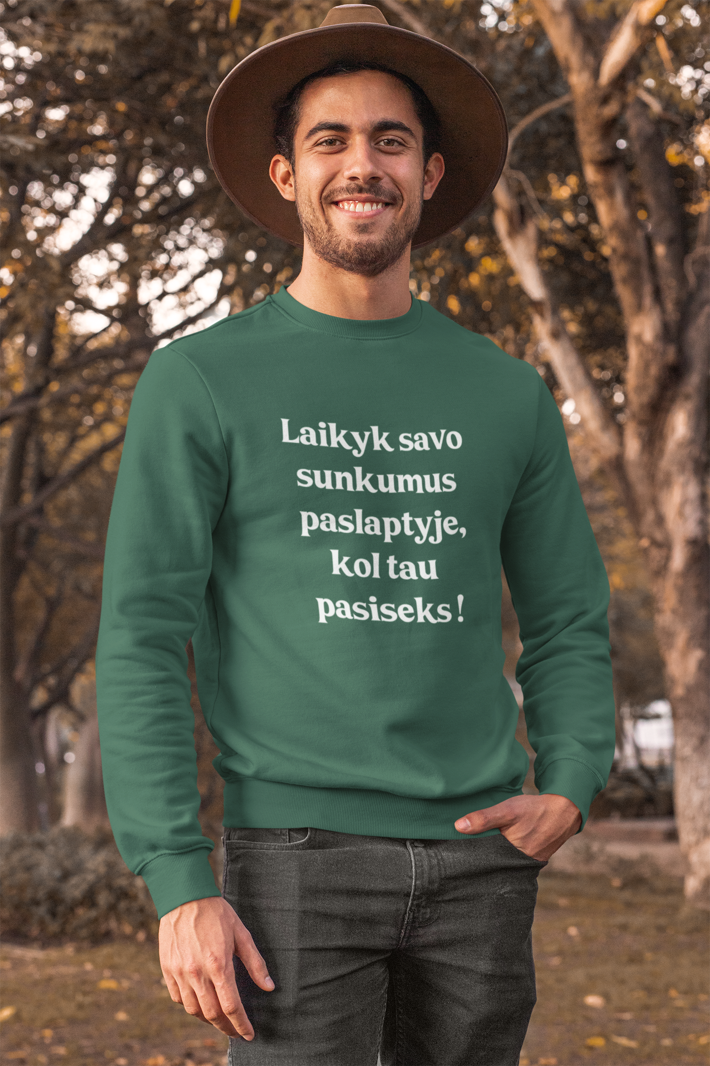 Megztukas - Laikyk savo sunkumus paslaptyje (Unisex)