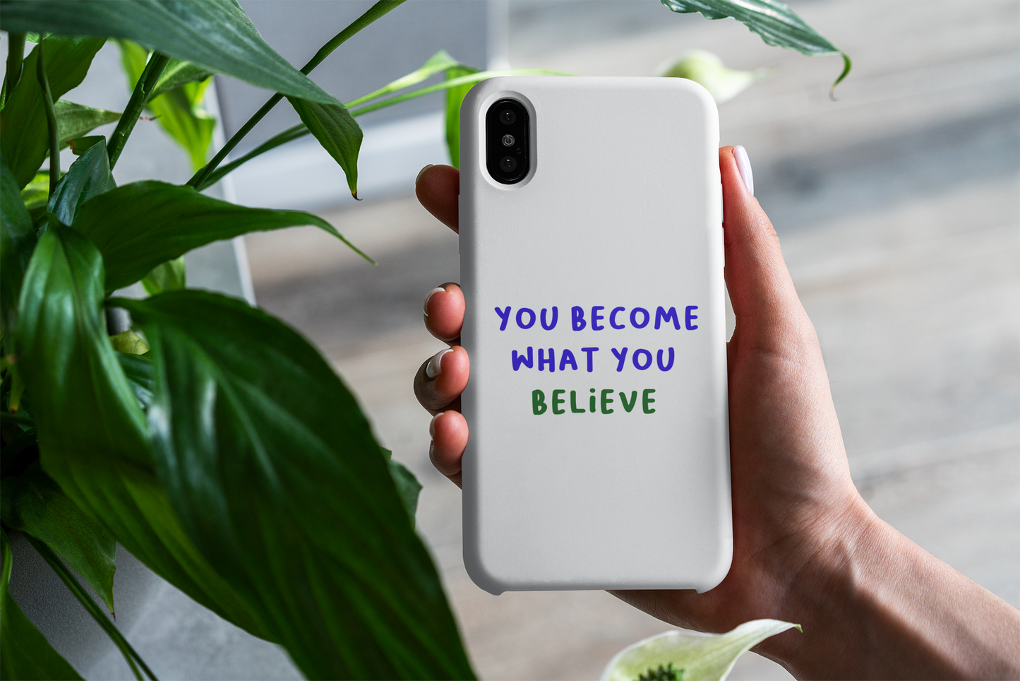 Telefono dėklas - You become what you believe