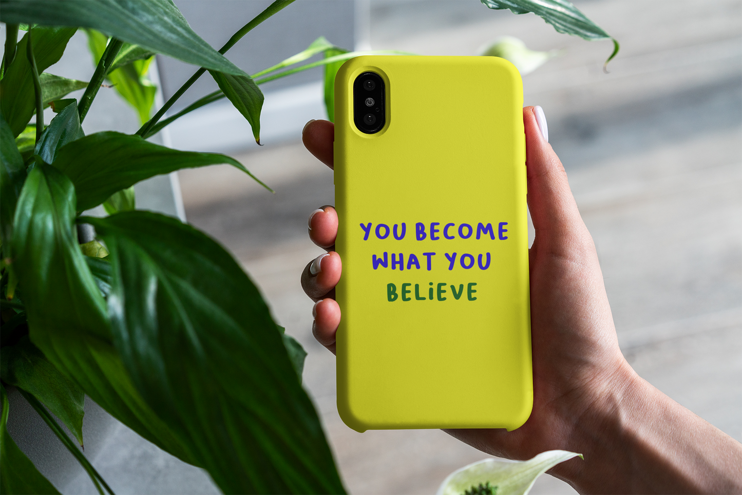 Telefono dėklas - You become what you believe