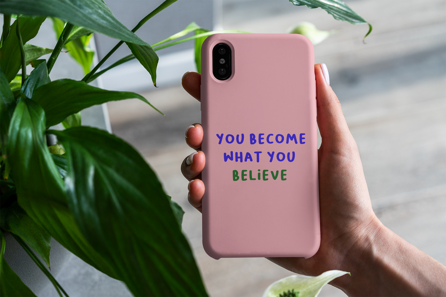 Telefono dėklas - You become what you believe