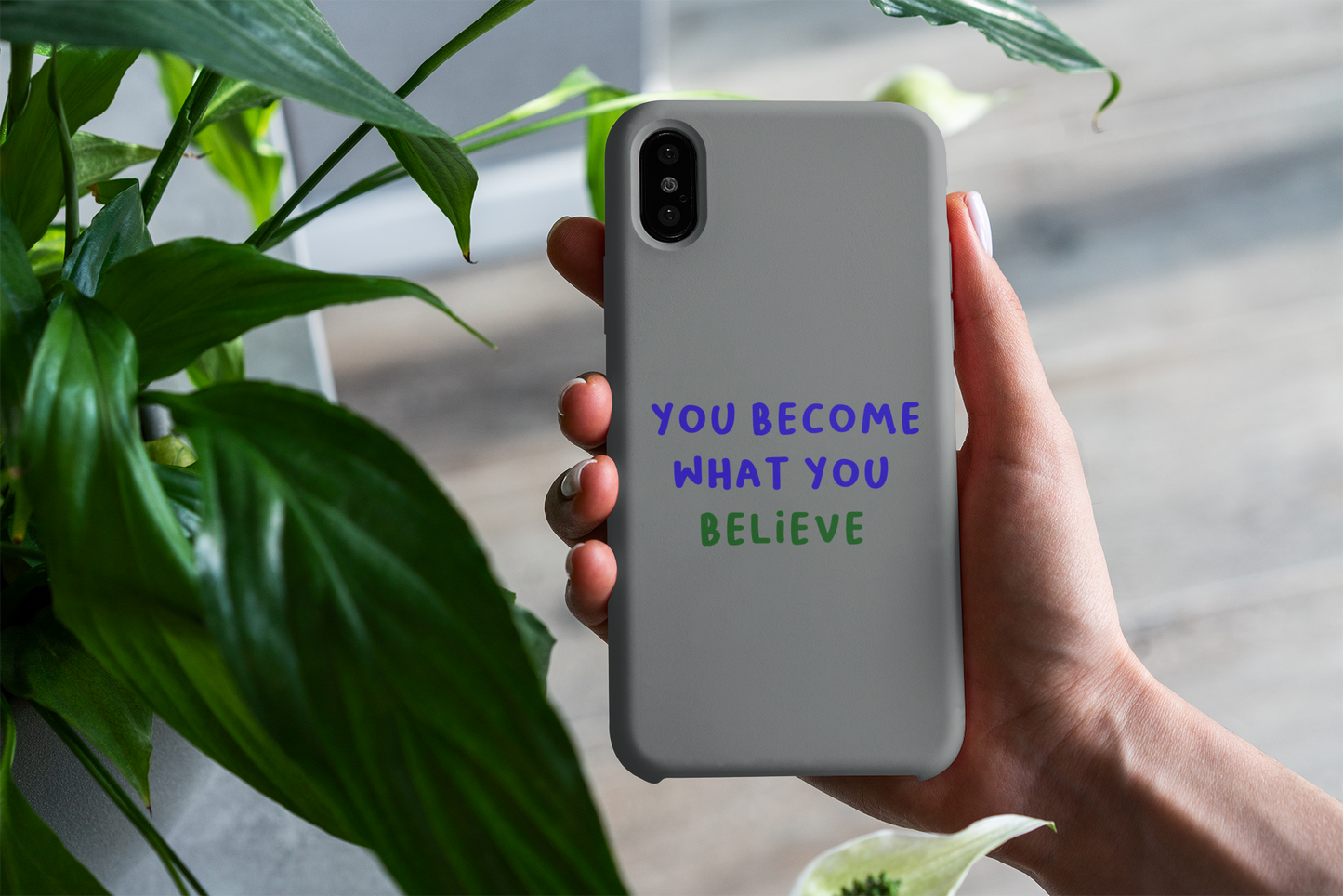 Telefono dėklas - You become what you believe