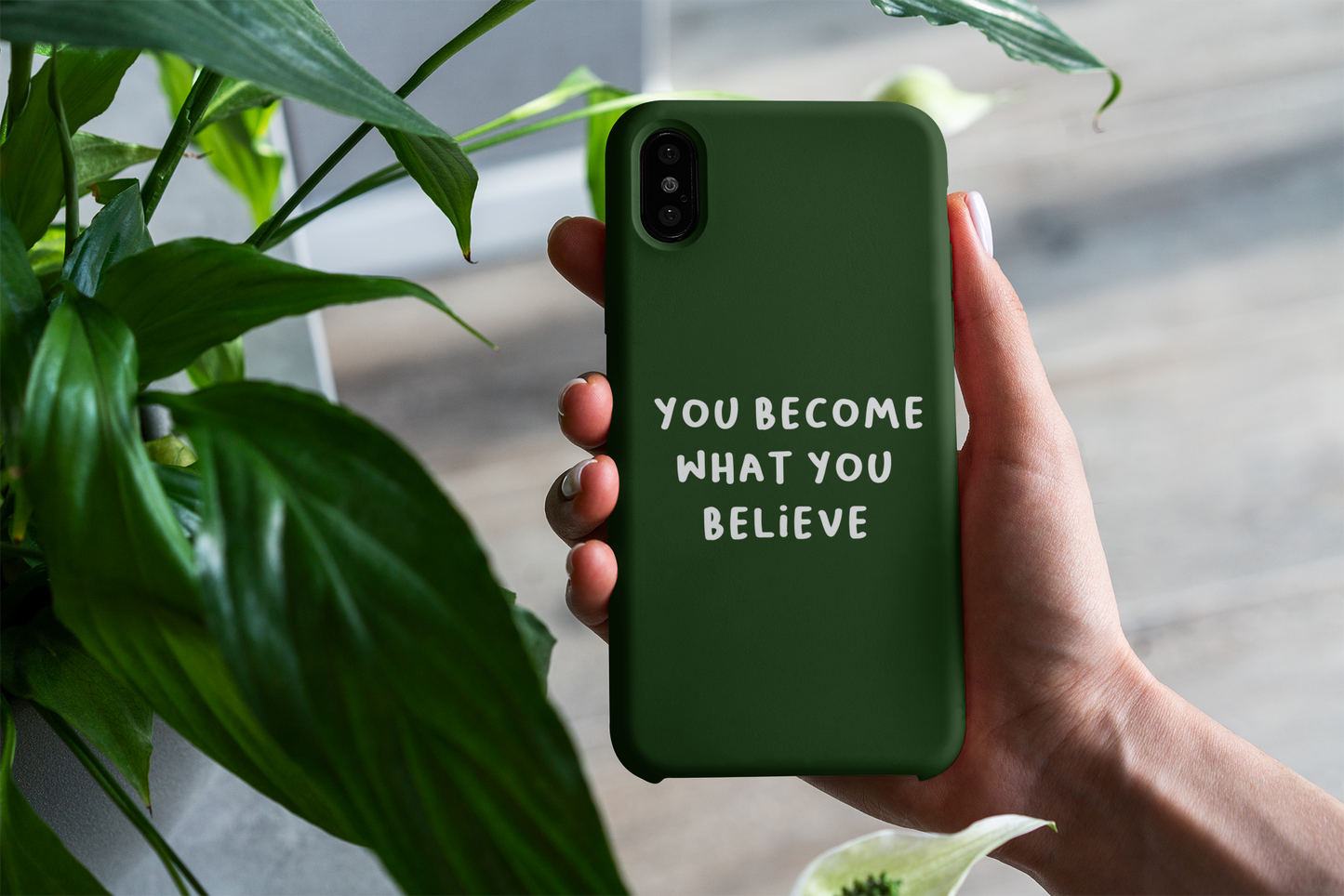 Telefono dėklas - You become what you believe