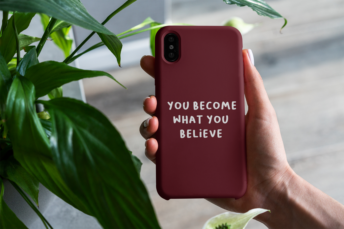 Telefono dėklas - You become what you believe