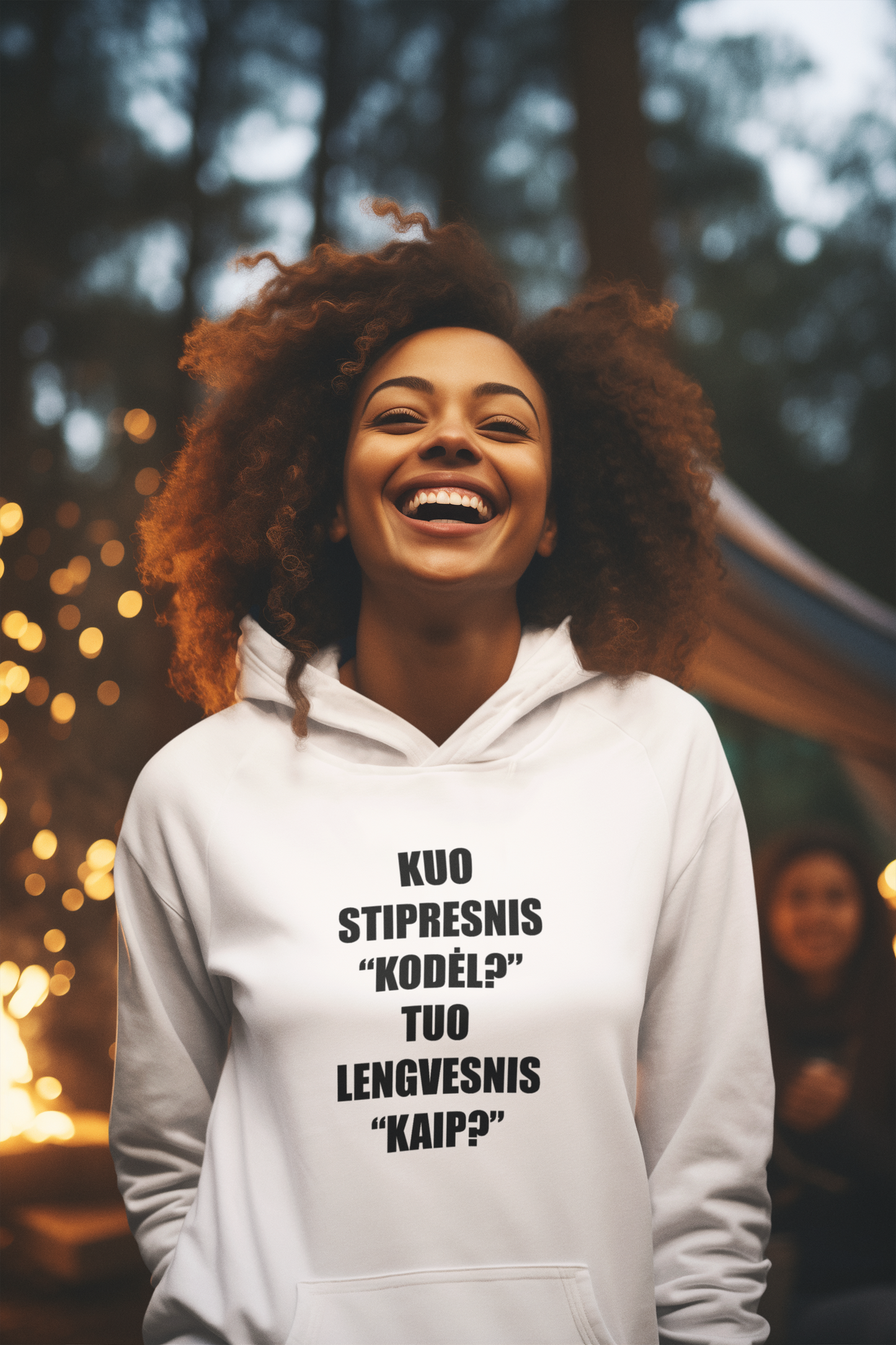 Džemperis - Kuo stipresnis kodėl ? Tuo lengvesnis kaip ? (Unisex)