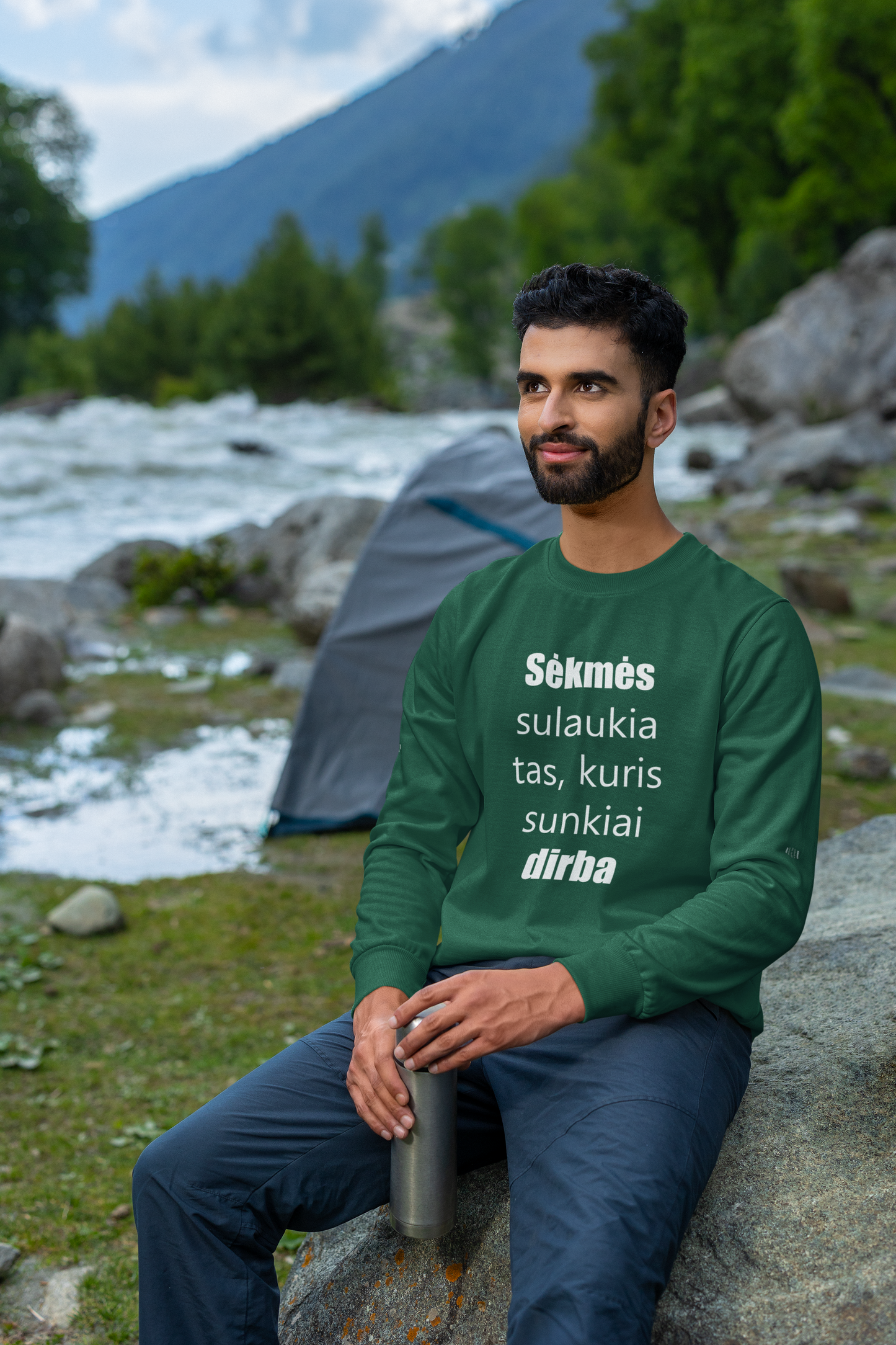 Megztukas - Sėkmės sulaukia tas, kuris sunkiai dirba (Unisex)