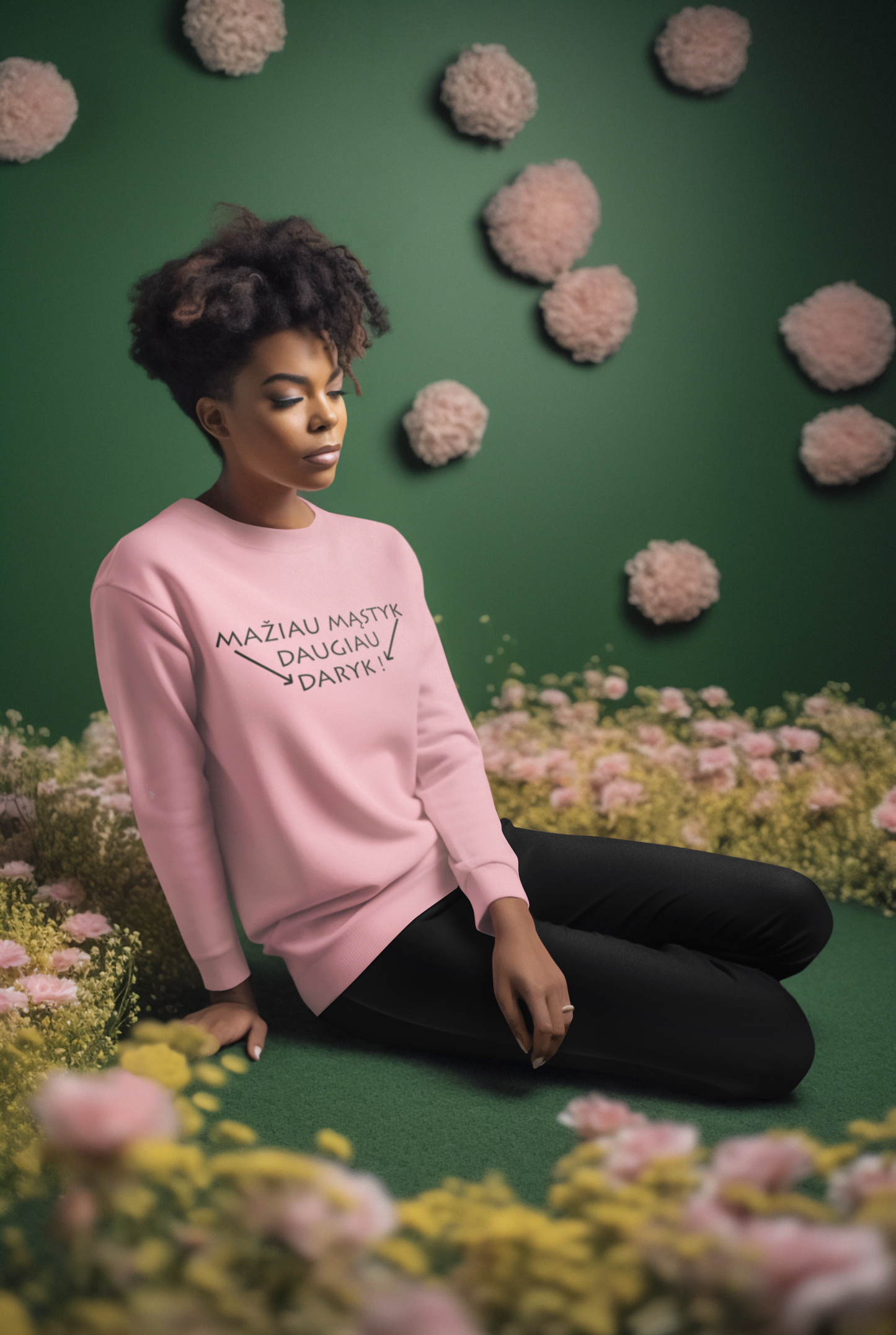 Megztukas - Mažiau mąstyk daugiau daryk (Unisex)