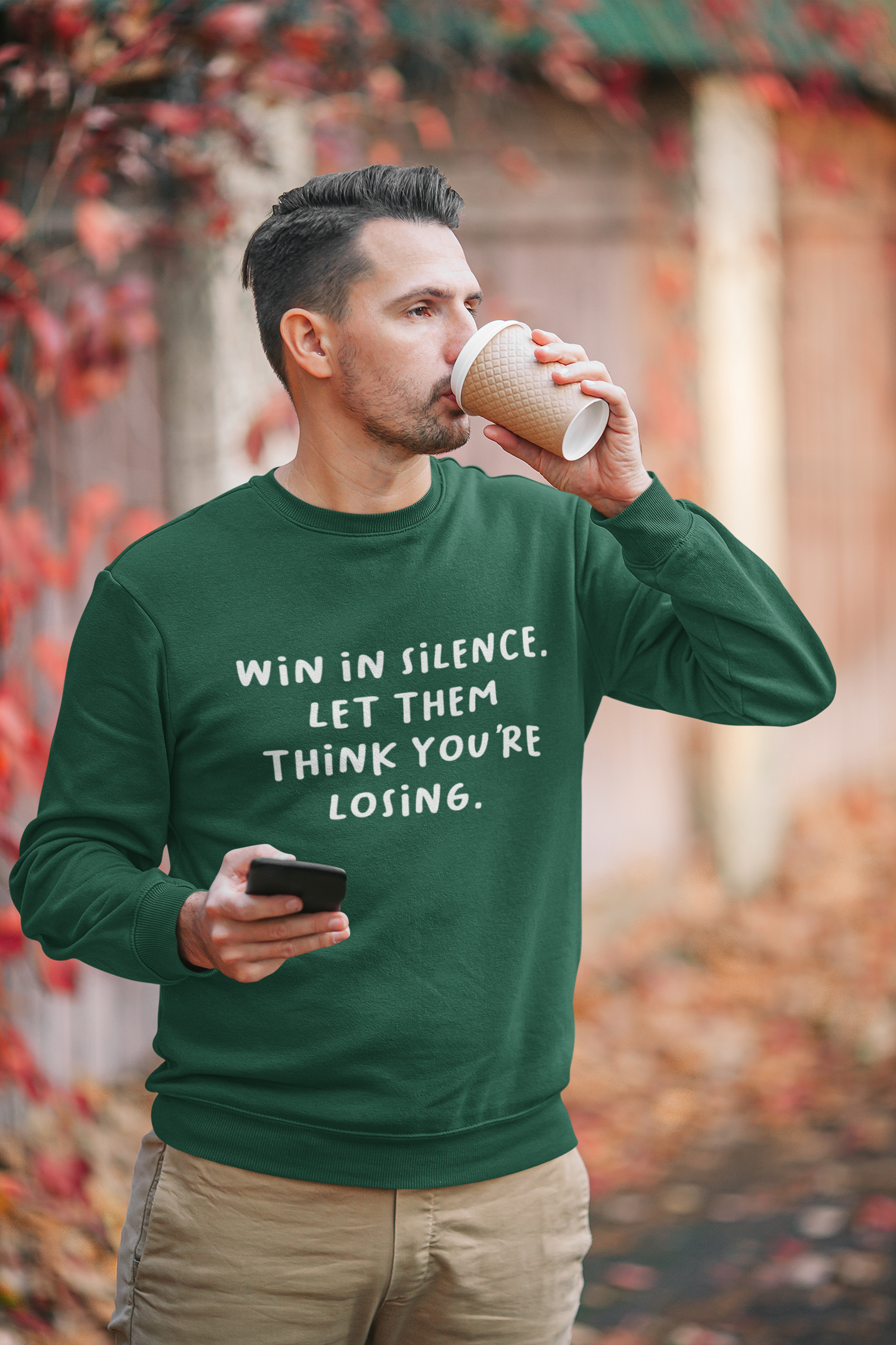 Megztukas - Win in silence, let them think you're losing (Unisex)