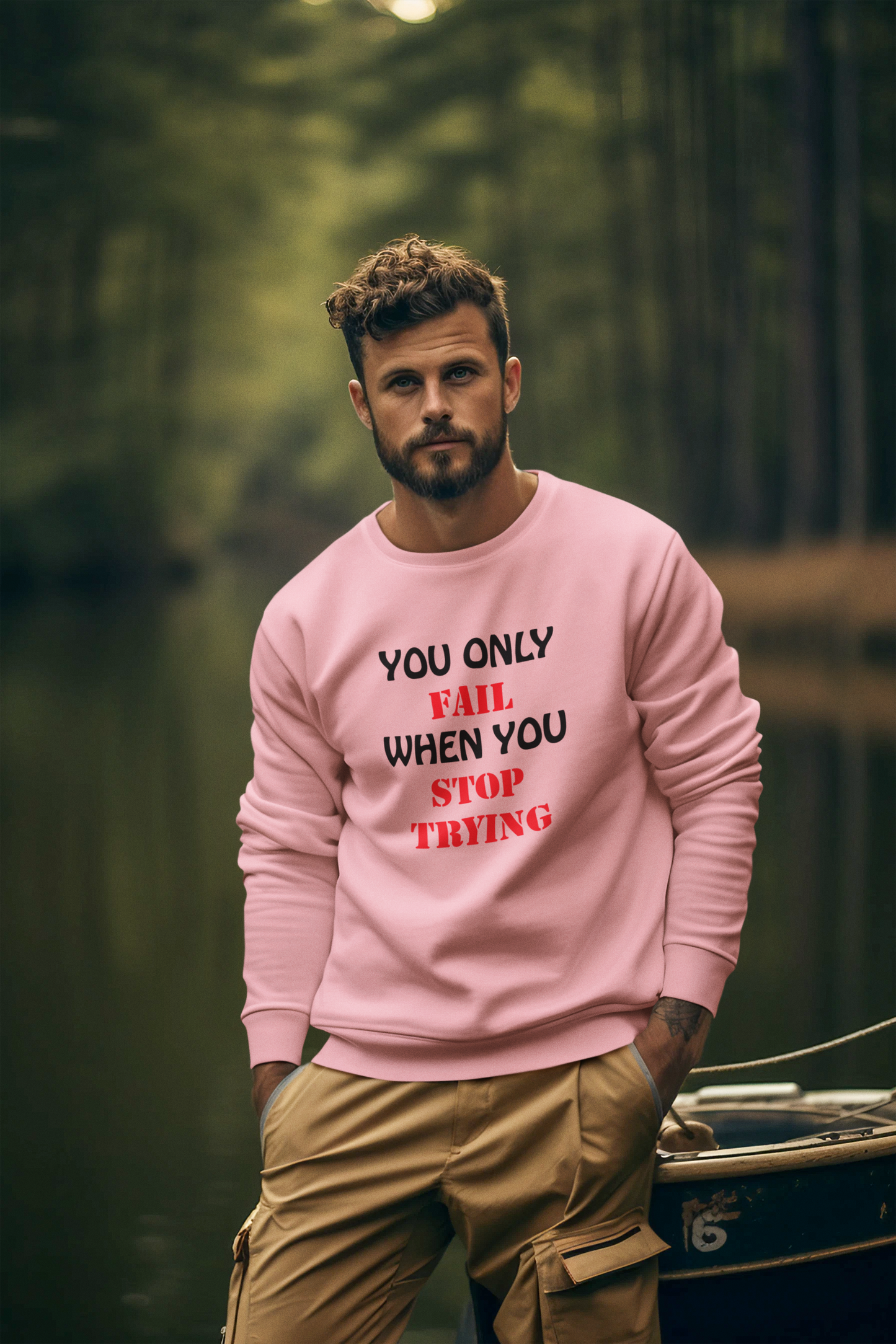 Megztukas - You only fail when you stop trying (Unisex)