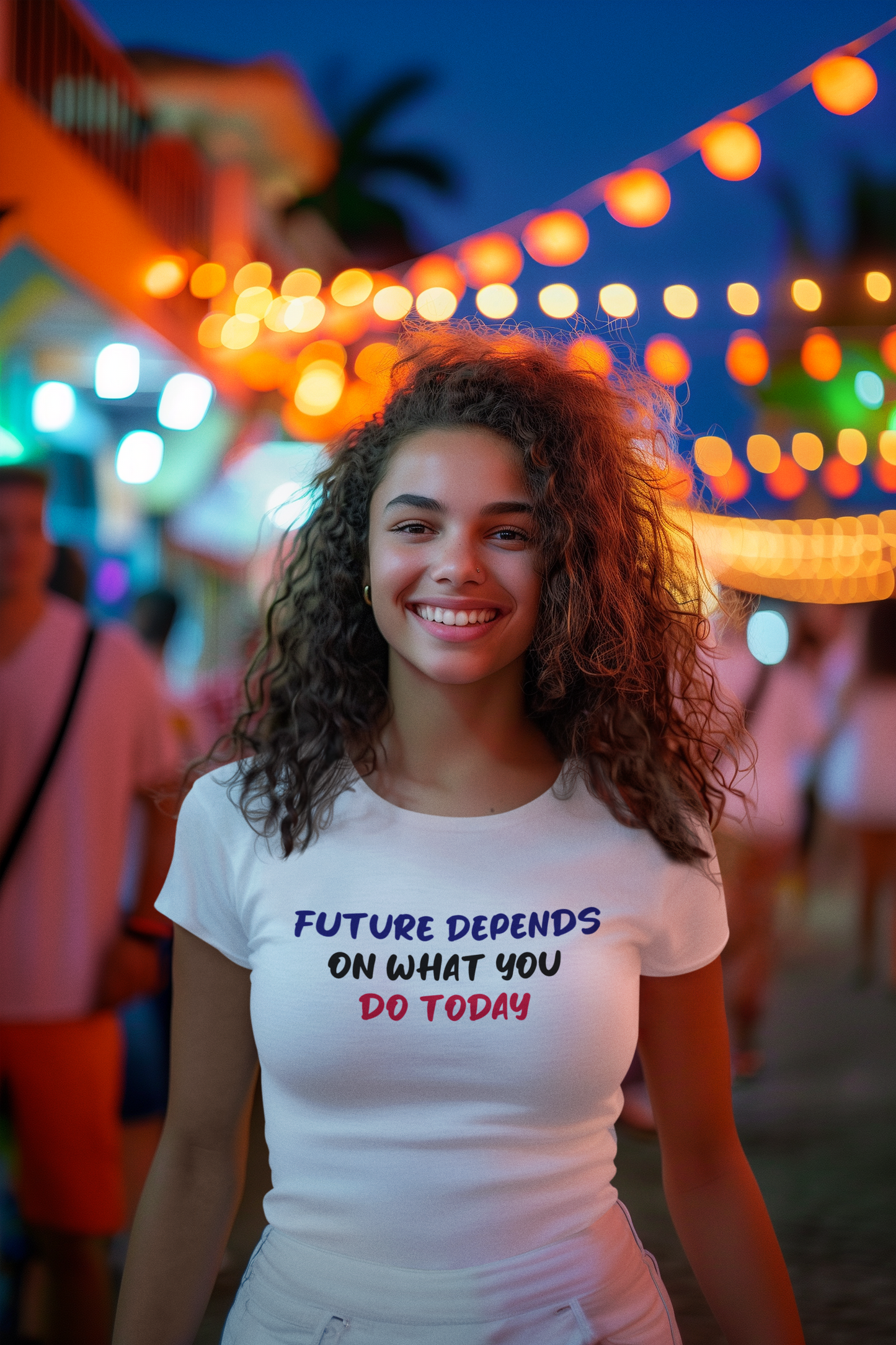 Marškinėliai - Future depends on what you do today (Unisex)