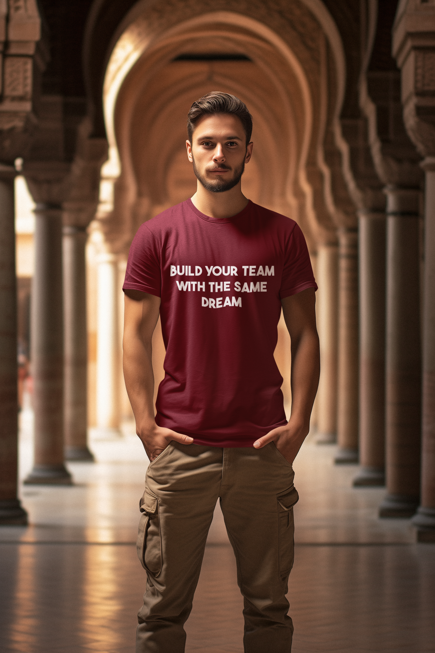 Marškinėliai - Build your team with the same dream (Unisex)