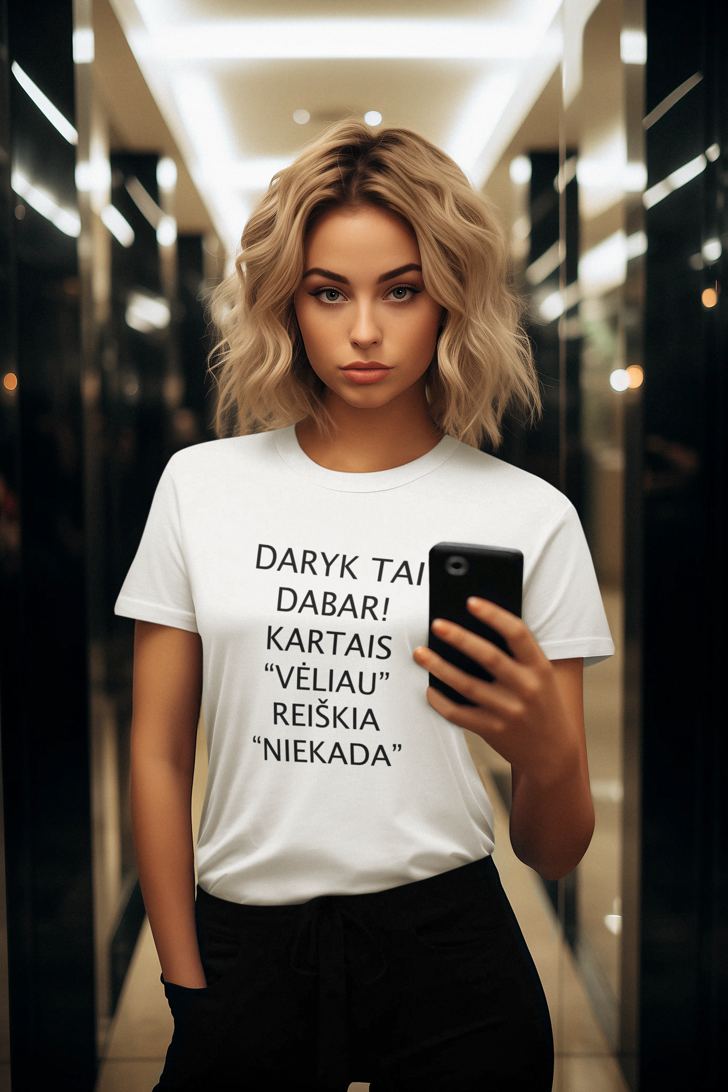 Marškinėliai - Daryk tai dabar (Unisex)